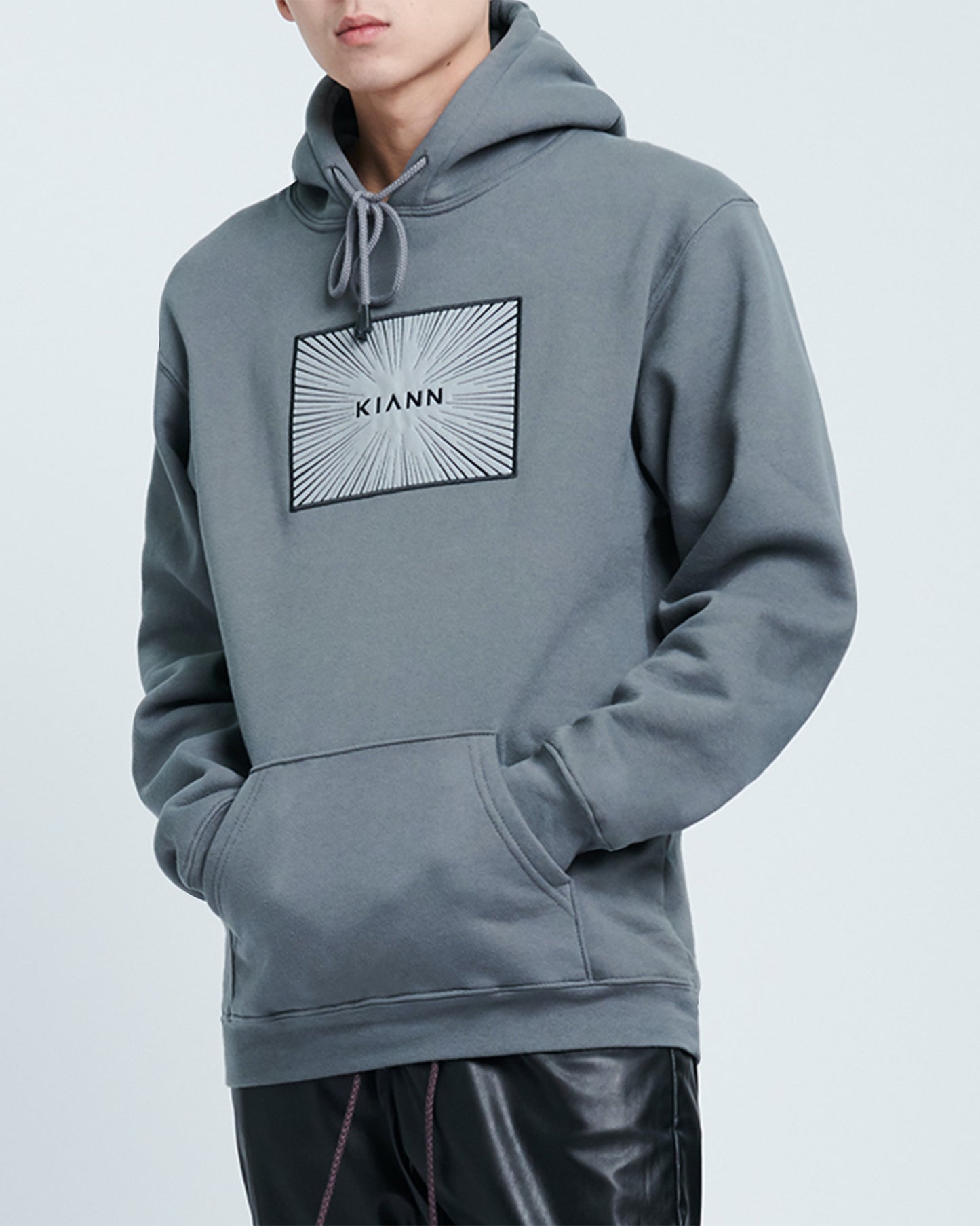 Energy Burst Reflective Box Logo Hoodie