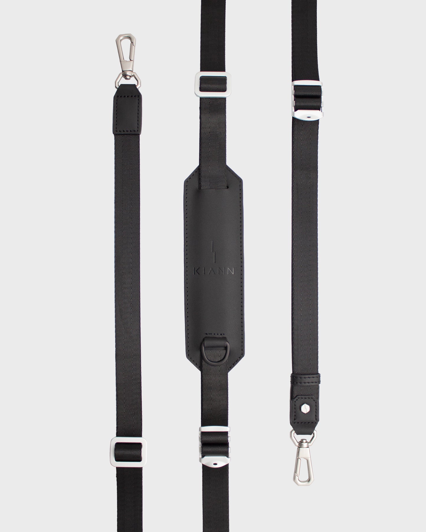 ZOID Black Nylon and Leather Mini Duffle Bag